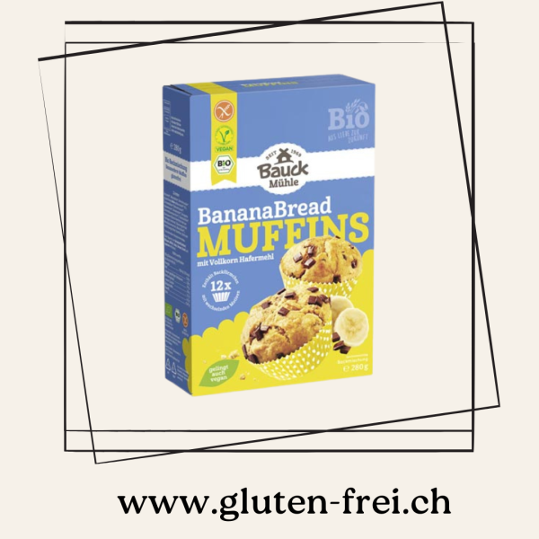 Banana Bread Muffins Backmischung Bauck glutenfrei ★★